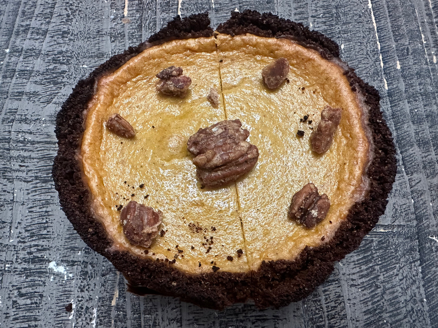 Pumpkin Pecan Cheesecake